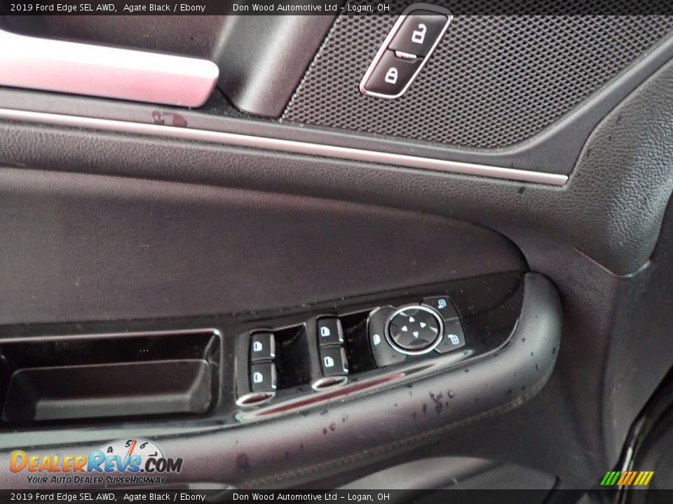 2019 Ford Edge SEL AWD Agate Black / Ebony Photo #13