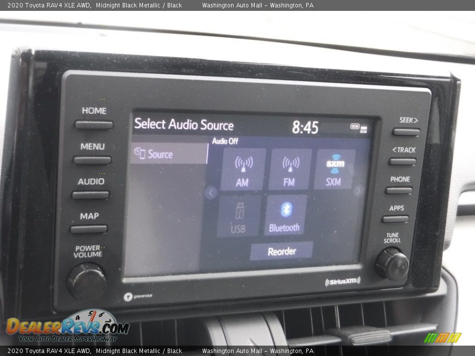 2020 Toyota RAV4 XLE AWD Midnight Black Metallic / Black Photo #4