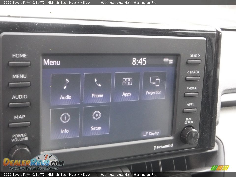 2020 Toyota RAV4 XLE AWD Midnight Black Metallic / Black Photo #6
