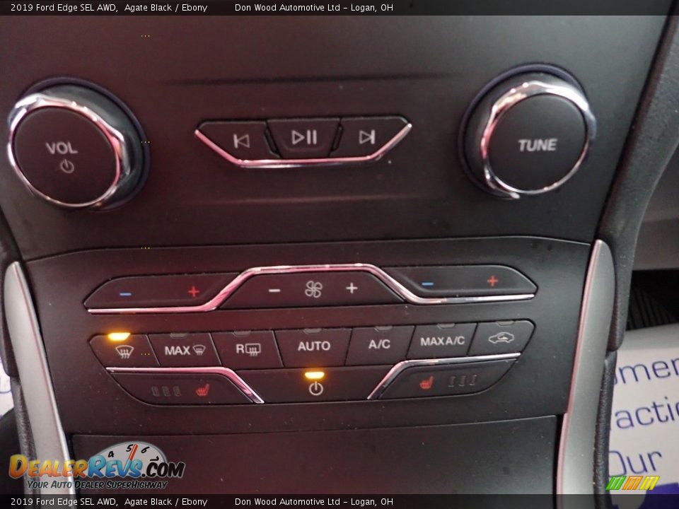 2019 Ford Edge SEL AWD Agate Black / Ebony Photo #20