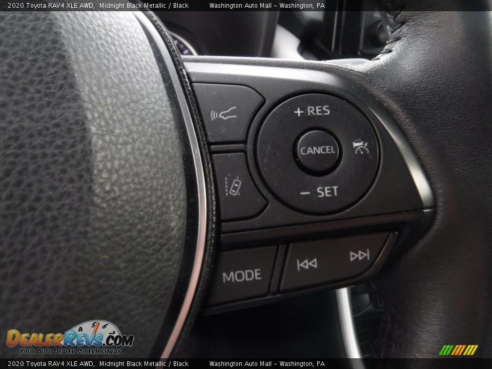 2020 Toyota RAV4 XLE AWD Midnight Black Metallic / Black Photo #10
