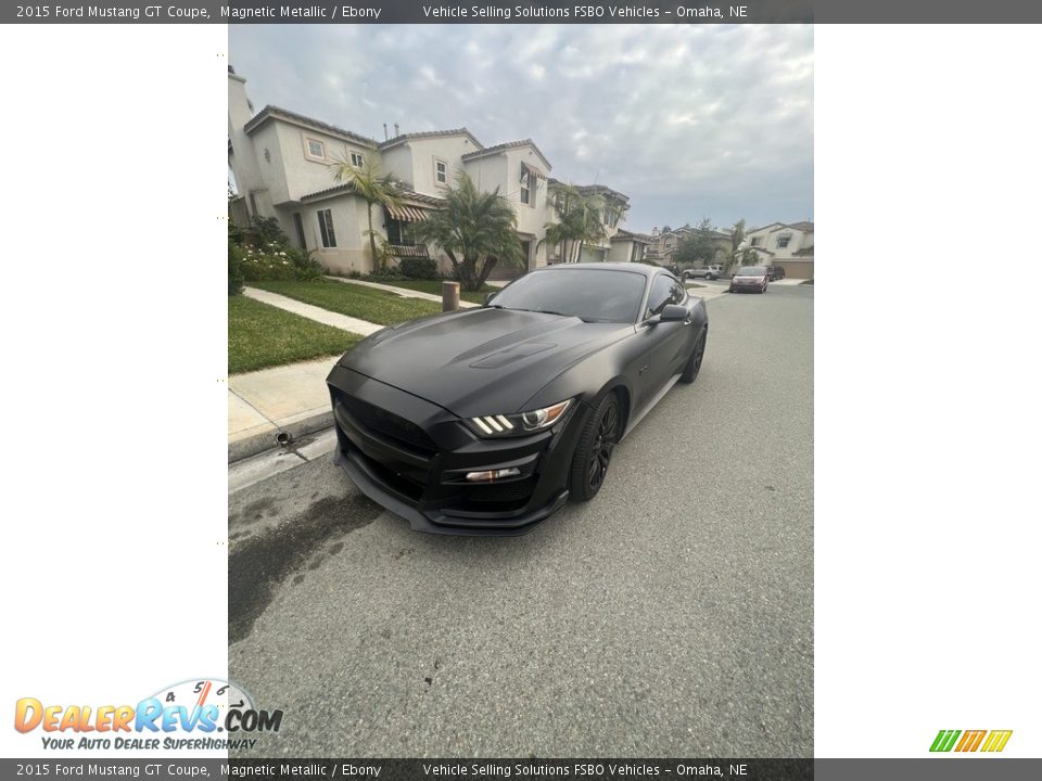 2015 Ford Mustang GT Coupe Magnetic Metallic / Ebony Photo #1