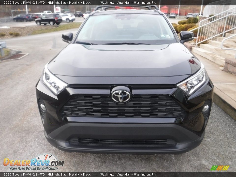 2020 Toyota RAV4 XLE AWD Midnight Black Metallic / Black Photo #12