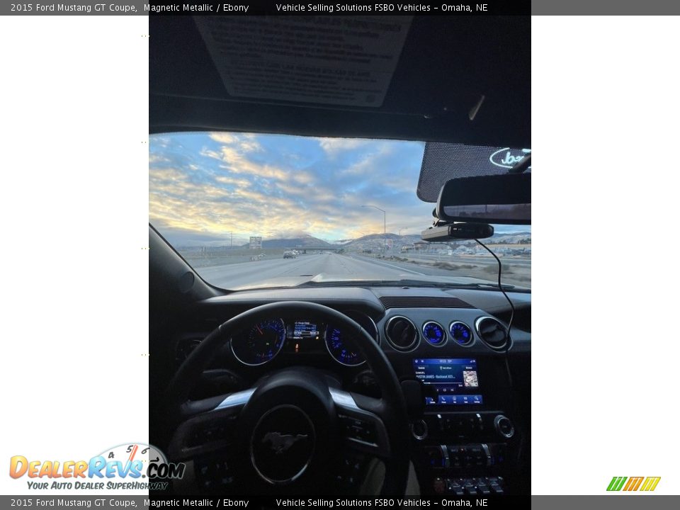 2015 Ford Mustang GT Coupe Magnetic Metallic / Ebony Photo #2