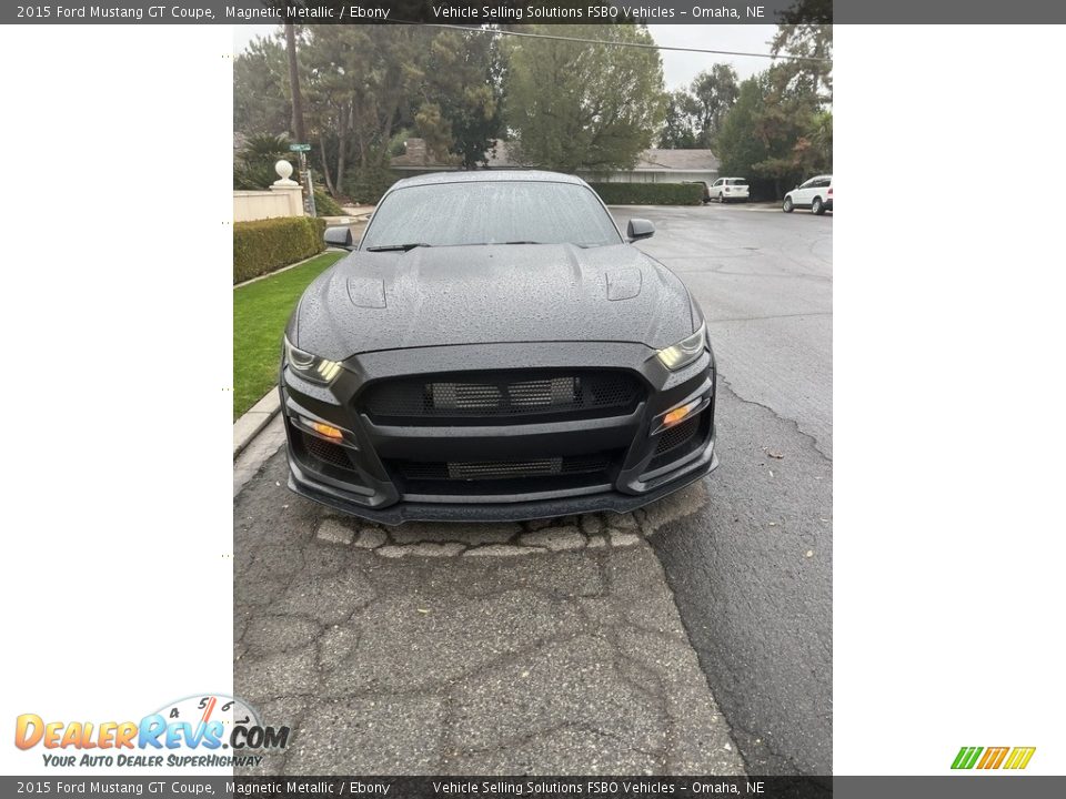 2015 Ford Mustang GT Coupe Magnetic Metallic / Ebony Photo #3