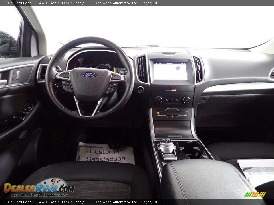 2019 Ford Edge SEL AWD Agate Black / Ebony Photo #25