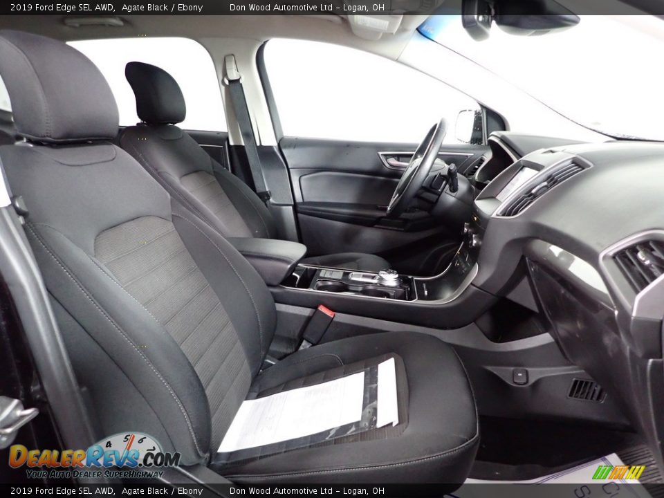 2019 Ford Edge SEL AWD Agate Black / Ebony Photo #27