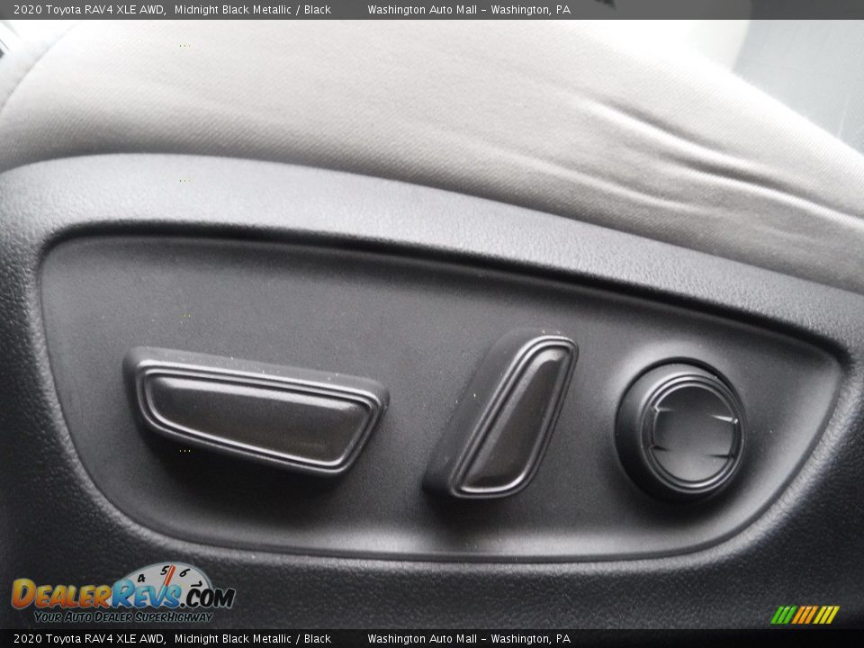 2020 Toyota RAV4 XLE AWD Midnight Black Metallic / Black Photo #21