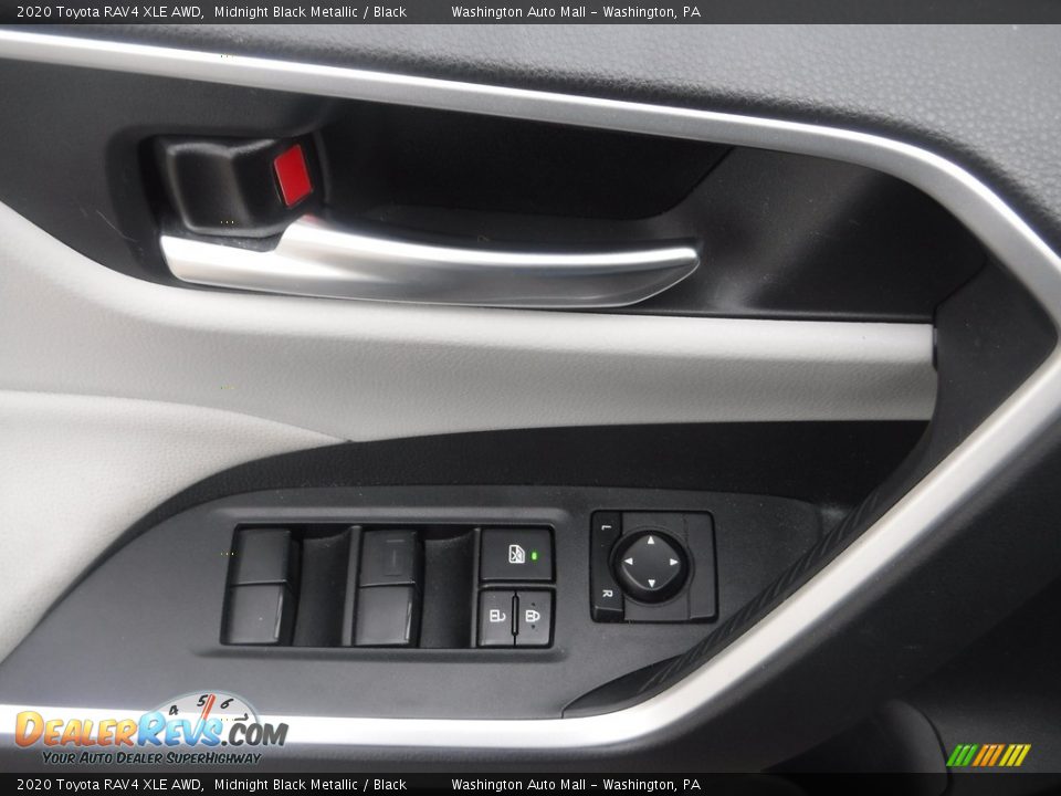 2020 Toyota RAV4 XLE AWD Midnight Black Metallic / Black Photo #22