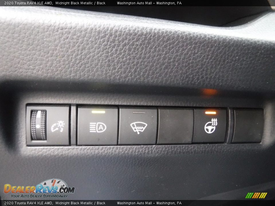 2020 Toyota RAV4 XLE AWD Midnight Black Metallic / Black Photo #23