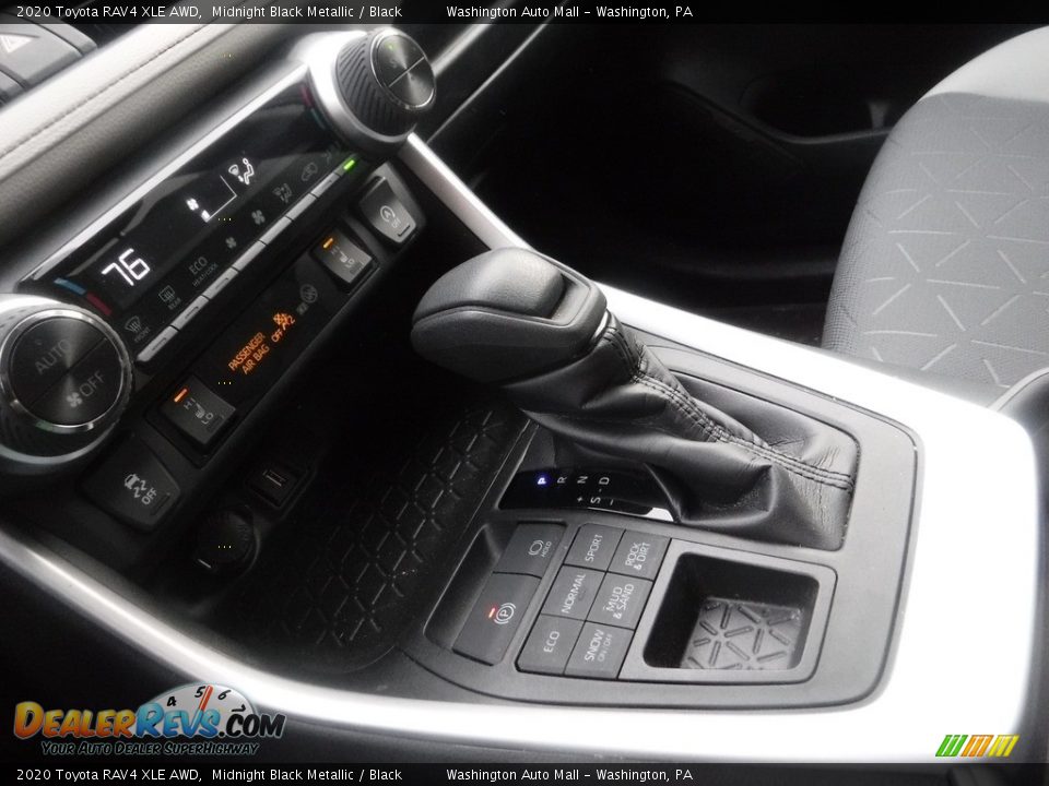 2020 Toyota RAV4 XLE AWD Midnight Black Metallic / Black Photo #24