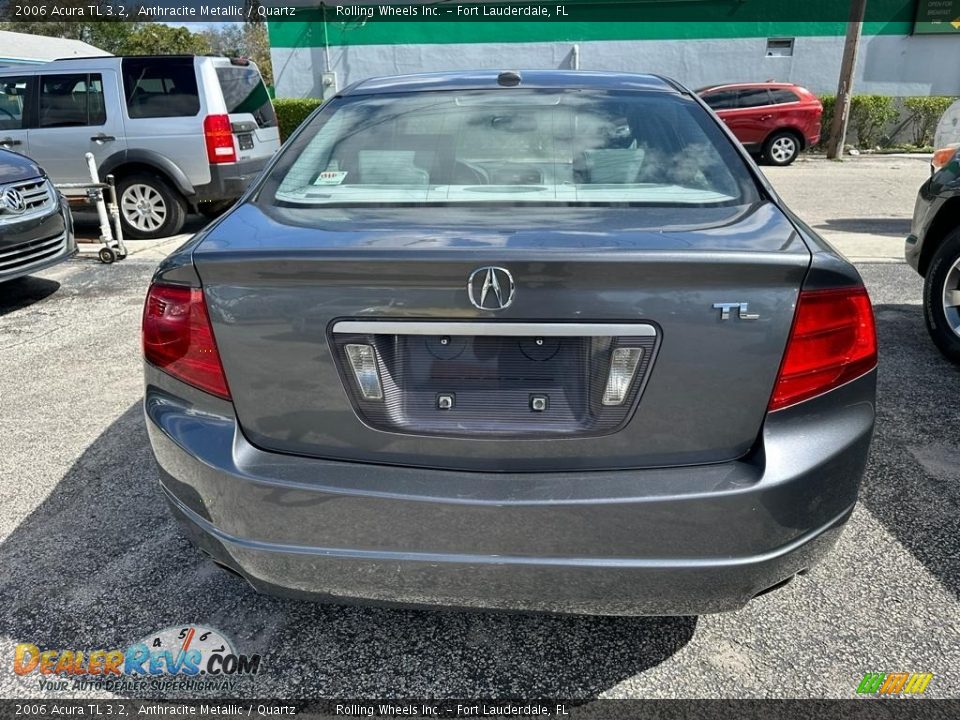 2006 Acura TL 3.2 Anthracite Metallic / Quartz Photo #3