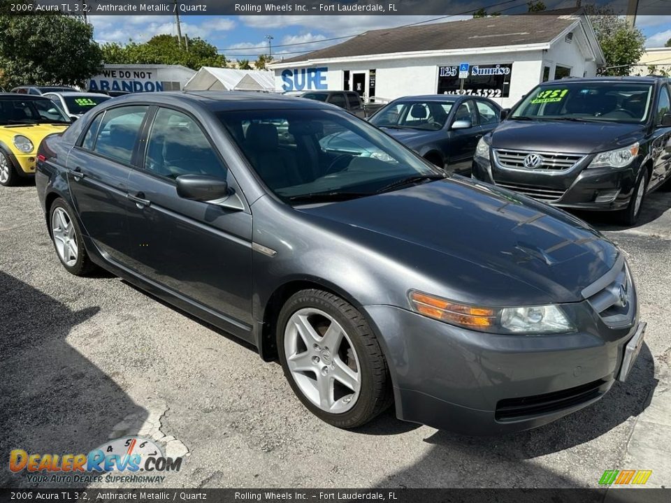 2006 Acura TL 3.2 Anthracite Metallic / Quartz Photo #5