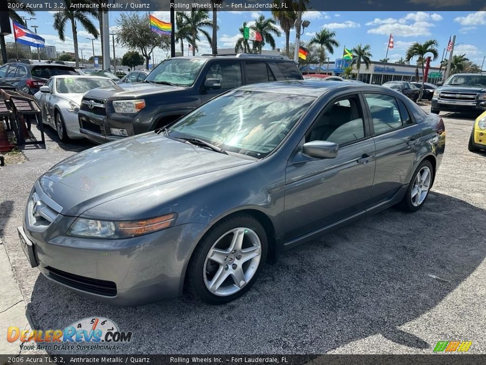 2006 Acura TL 3.2 Anthracite Metallic / Quartz Photo #7