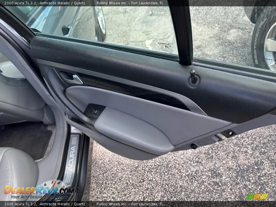2006 Acura TL 3.2 Anthracite Metallic / Quartz Photo #9