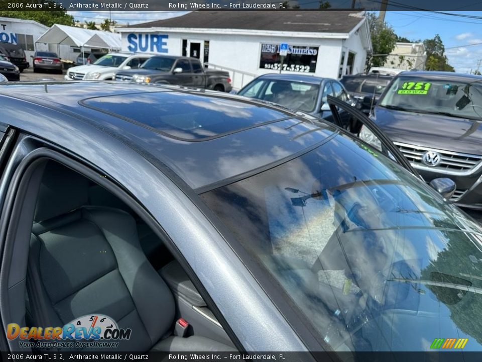 2006 Acura TL 3.2 Anthracite Metallic / Quartz Photo #10
