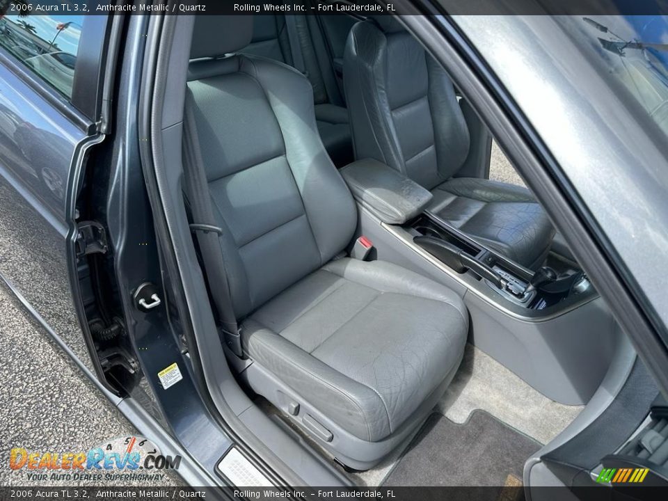 2006 Acura TL 3.2 Anthracite Metallic / Quartz Photo #11