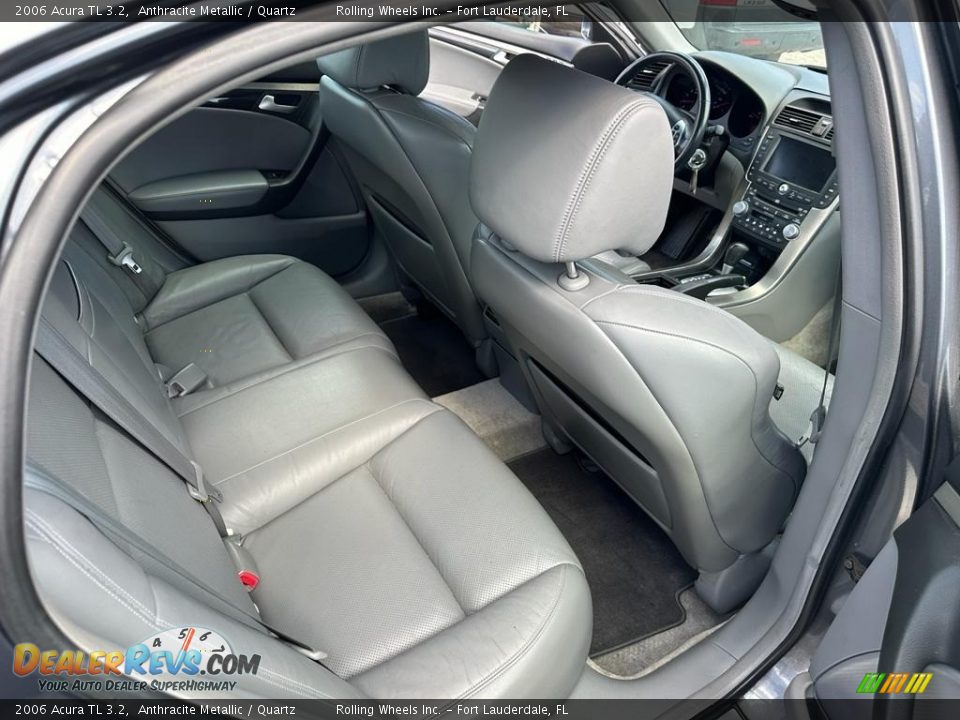 2006 Acura TL 3.2 Anthracite Metallic / Quartz Photo #12