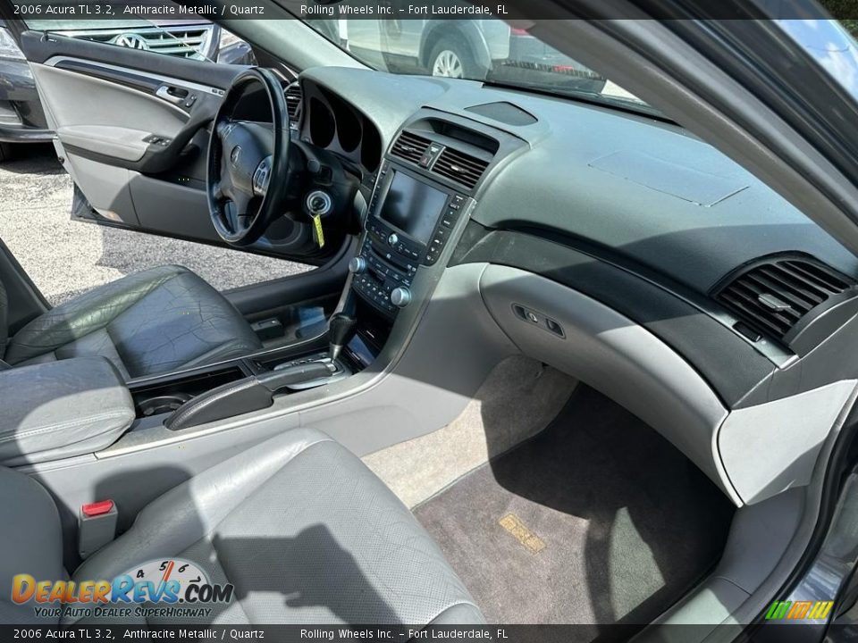 2006 Acura TL 3.2 Anthracite Metallic / Quartz Photo #13