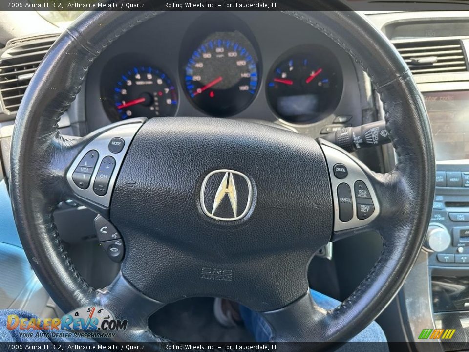 2006 Acura TL 3.2 Anthracite Metallic / Quartz Photo #16