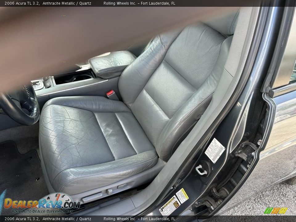 2006 Acura TL 3.2 Anthracite Metallic / Quartz Photo #18