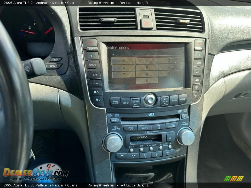 2006 Acura TL 3.2 Anthracite Metallic / Quartz Photo #23