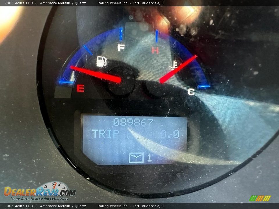 2006 Acura TL 3.2 Anthracite Metallic / Quartz Photo #24