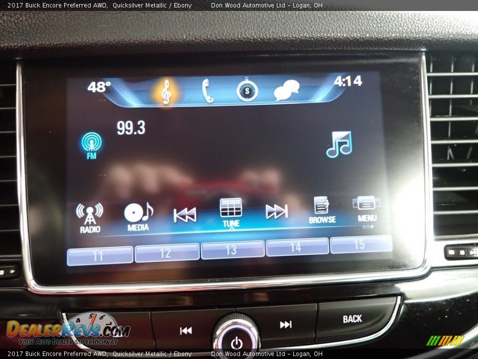 2017 Buick Encore Preferred AWD Quicksilver Metallic / Ebony Photo #2