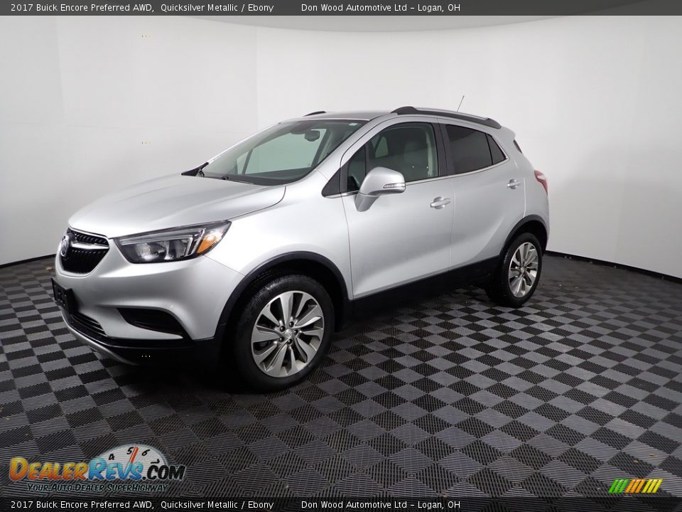 2017 Buick Encore Preferred AWD Quicksilver Metallic / Ebony Photo #5