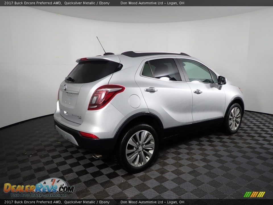 2017 Buick Encore Preferred AWD Quicksilver Metallic / Ebony Photo #9