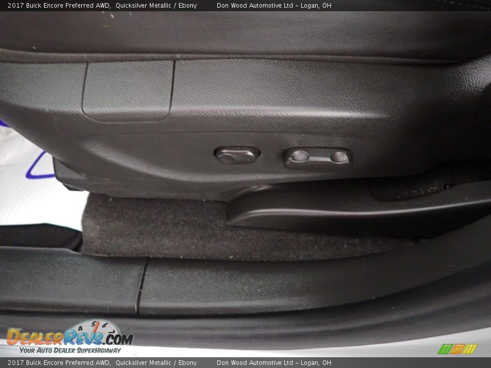 2017 Buick Encore Preferred AWD Quicksilver Metallic / Ebony Photo #12