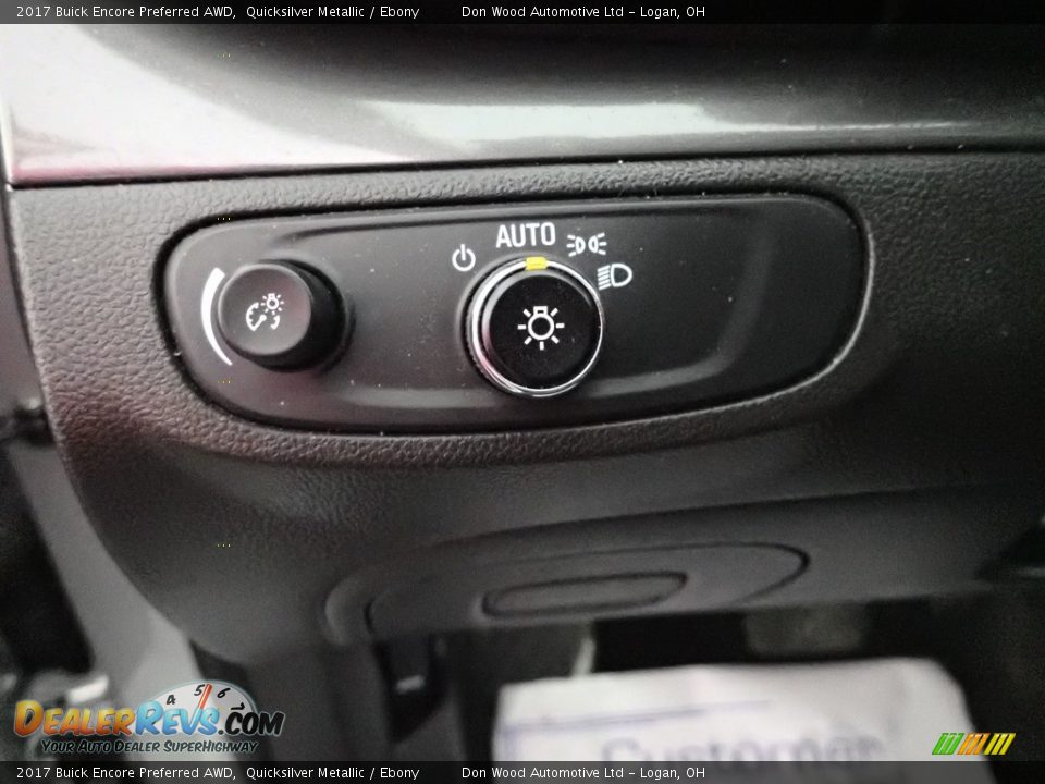 2017 Buick Encore Preferred AWD Quicksilver Metallic / Ebony Photo #14