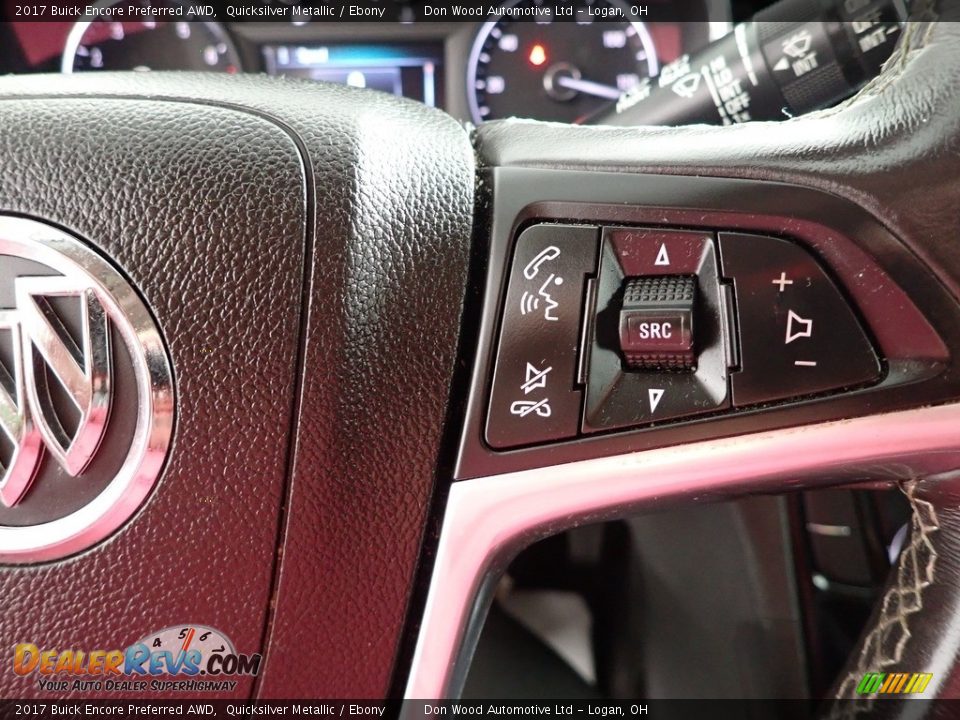 2017 Buick Encore Preferred AWD Quicksilver Metallic / Ebony Photo #16