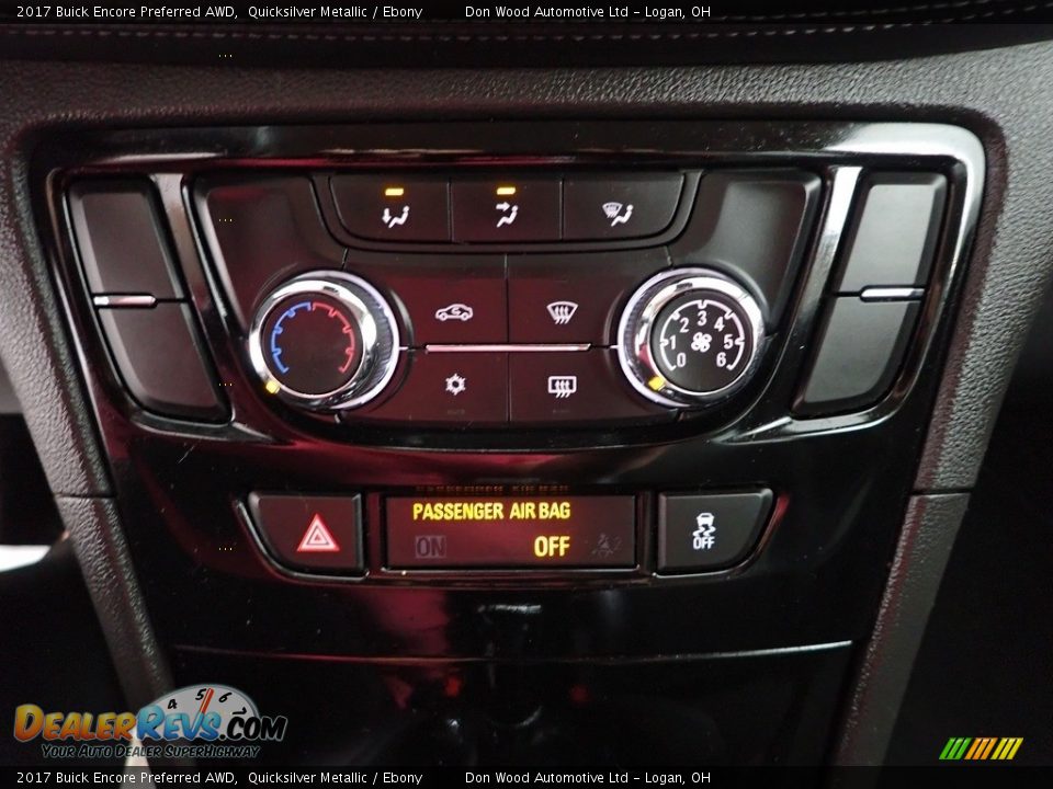 2017 Buick Encore Preferred AWD Quicksilver Metallic / Ebony Photo #18
