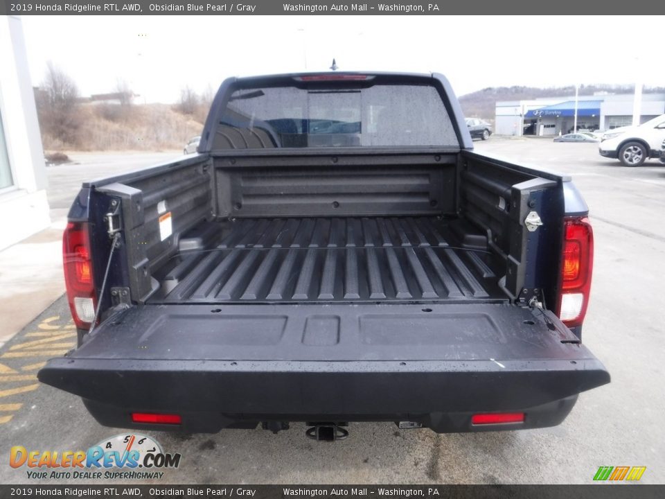 2019 Honda Ridgeline RTL AWD Obsidian Blue Pearl / Gray Photo #12