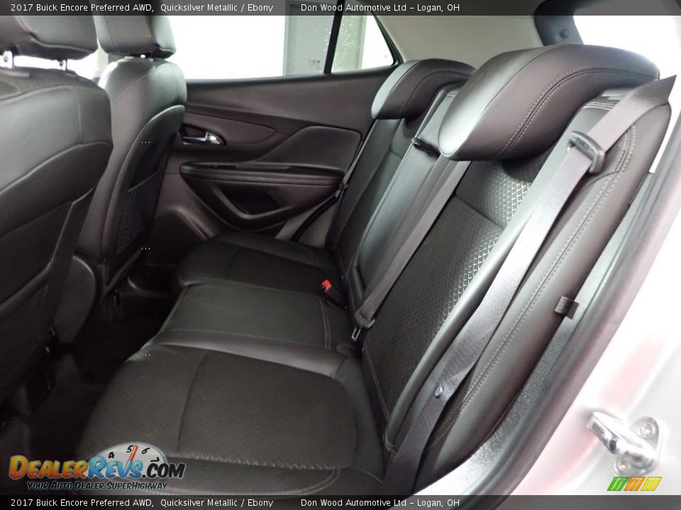 2017 Buick Encore Preferred AWD Quicksilver Metallic / Ebony Photo #22
