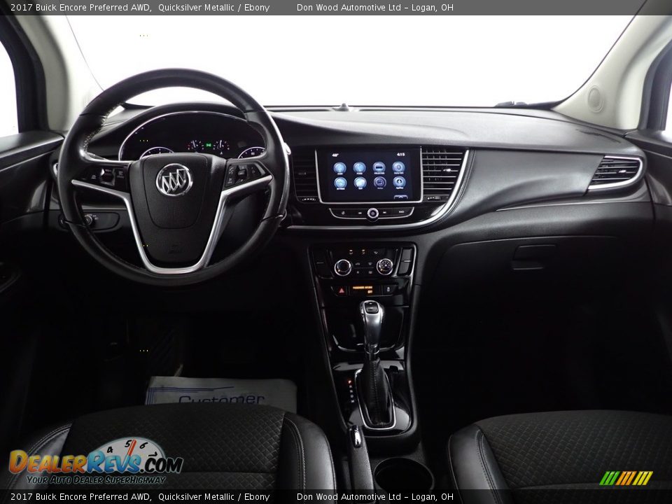 2017 Buick Encore Preferred AWD Quicksilver Metallic / Ebony Photo #23