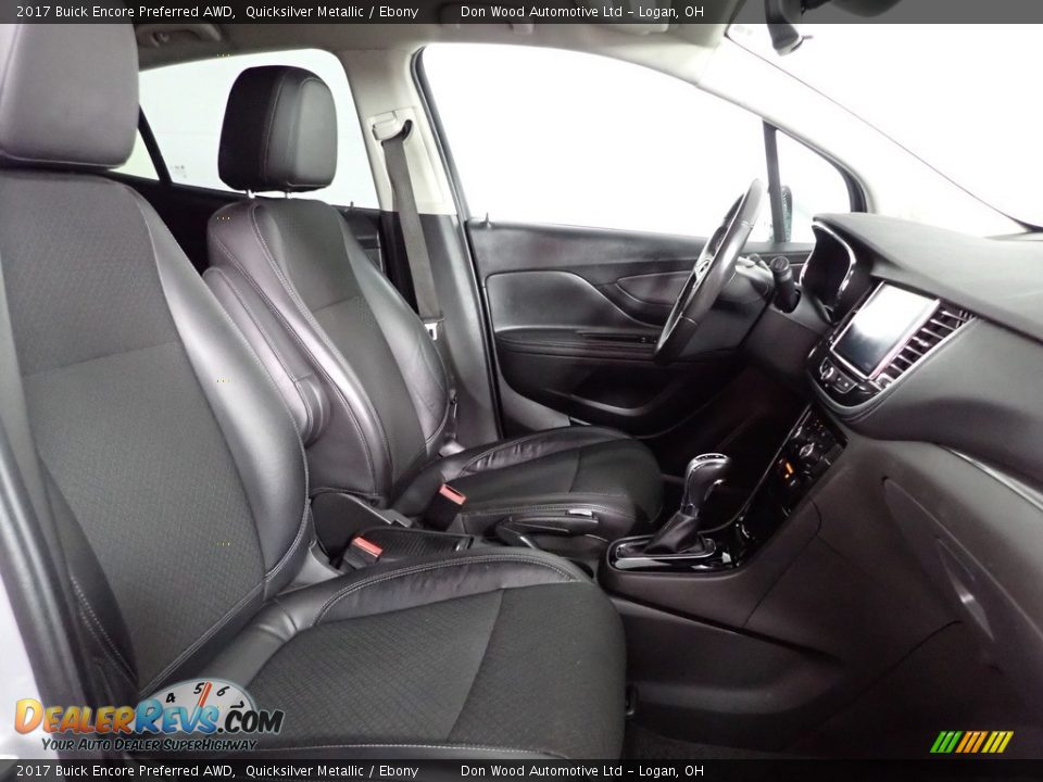 2017 Buick Encore Preferred AWD Quicksilver Metallic / Ebony Photo #25