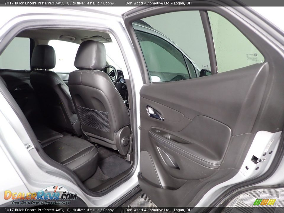 2017 Buick Encore Preferred AWD Quicksilver Metallic / Ebony Photo #26
