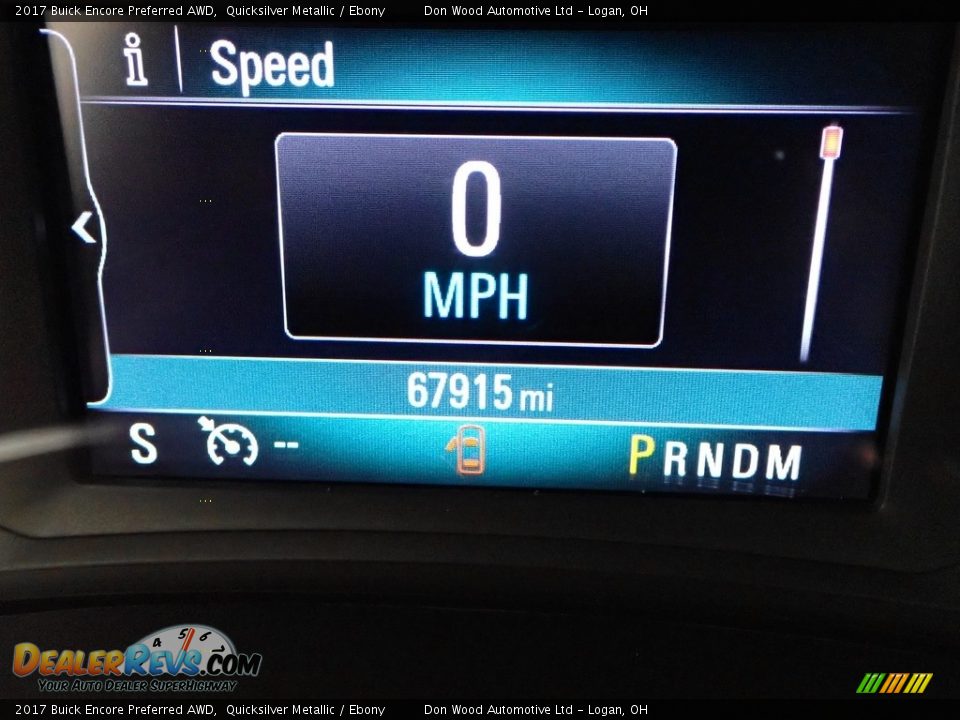 2017 Buick Encore Preferred AWD Quicksilver Metallic / Ebony Photo #29