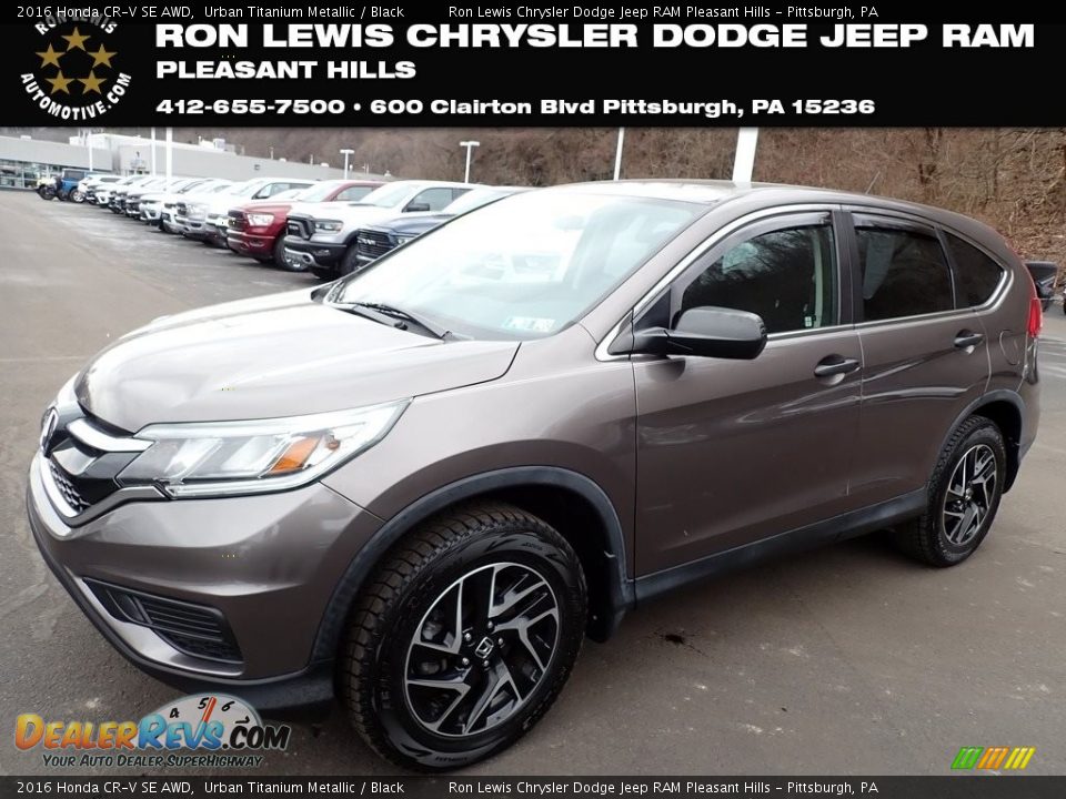 2016 Honda CR-V SE AWD Urban Titanium Metallic / Black Photo #1