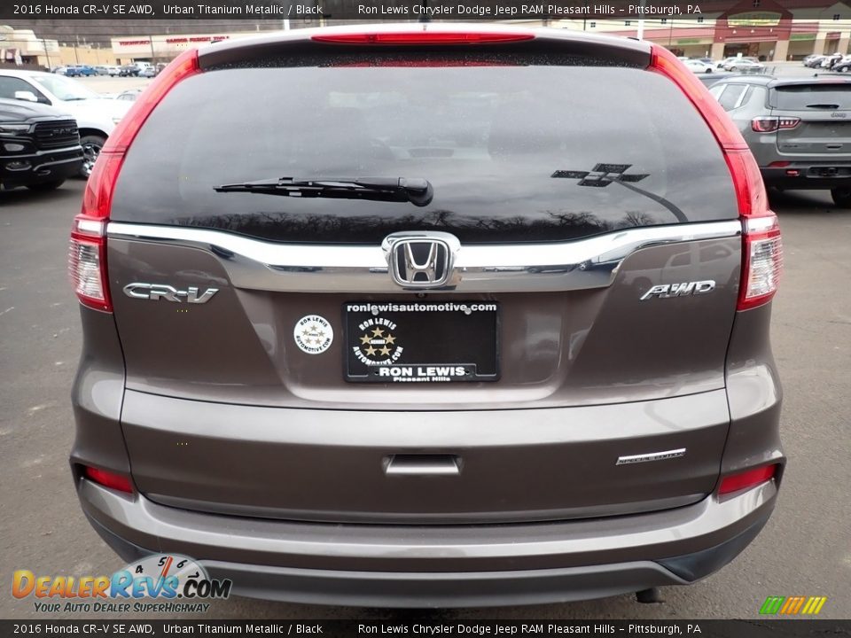 2016 Honda CR-V SE AWD Urban Titanium Metallic / Black Photo #4