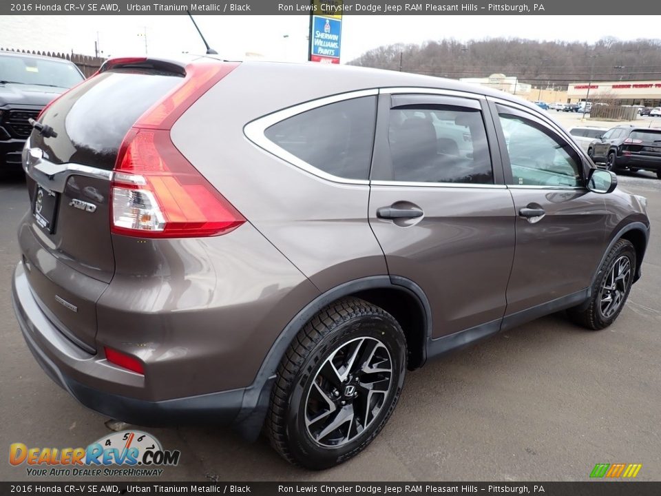 2016 Honda CR-V SE AWD Urban Titanium Metallic / Black Photo #6