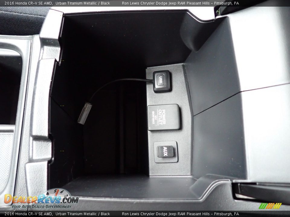 2016 Honda CR-V SE AWD Urban Titanium Metallic / Black Photo #16