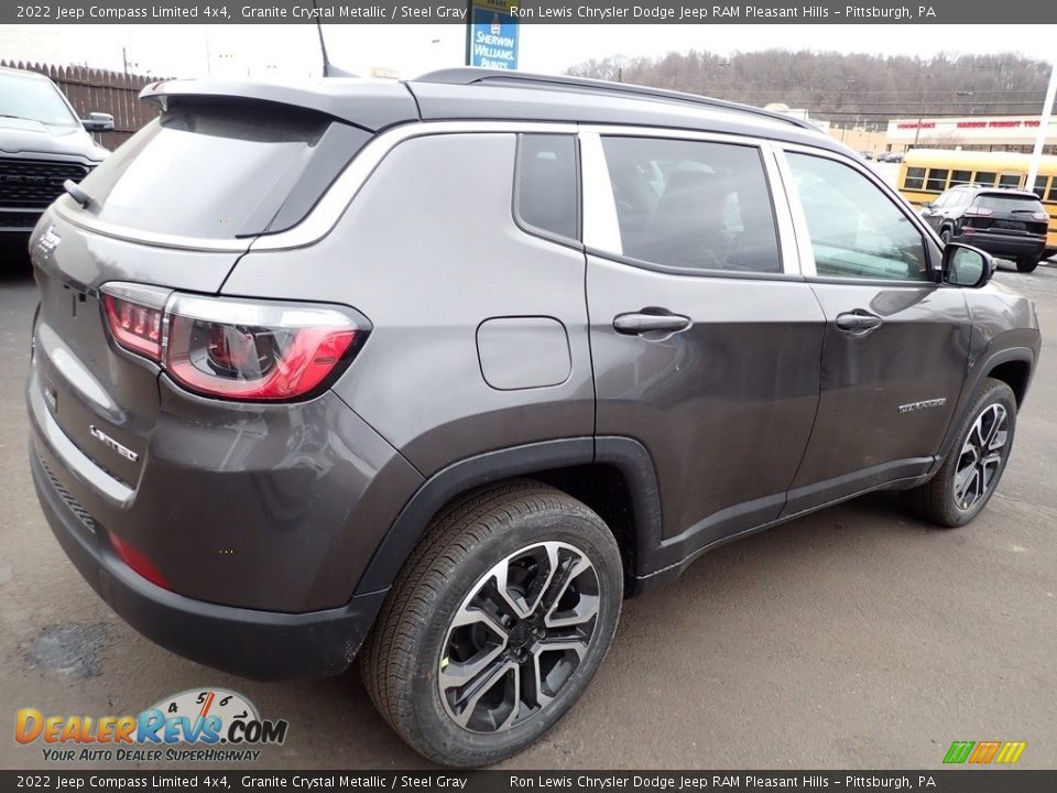 2022 Jeep Compass Limited 4x4 Granite Crystal Metallic / Steel Gray Photo #6