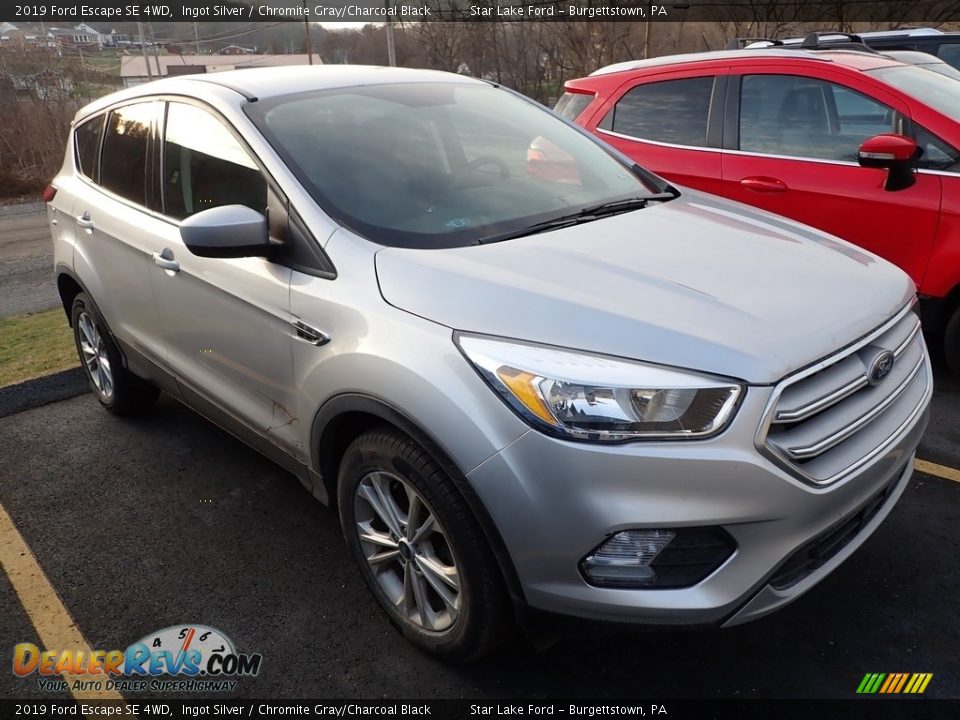 2019 Ford Escape SE 4WD Ingot Silver / Chromite Gray/Charcoal Black Photo #3