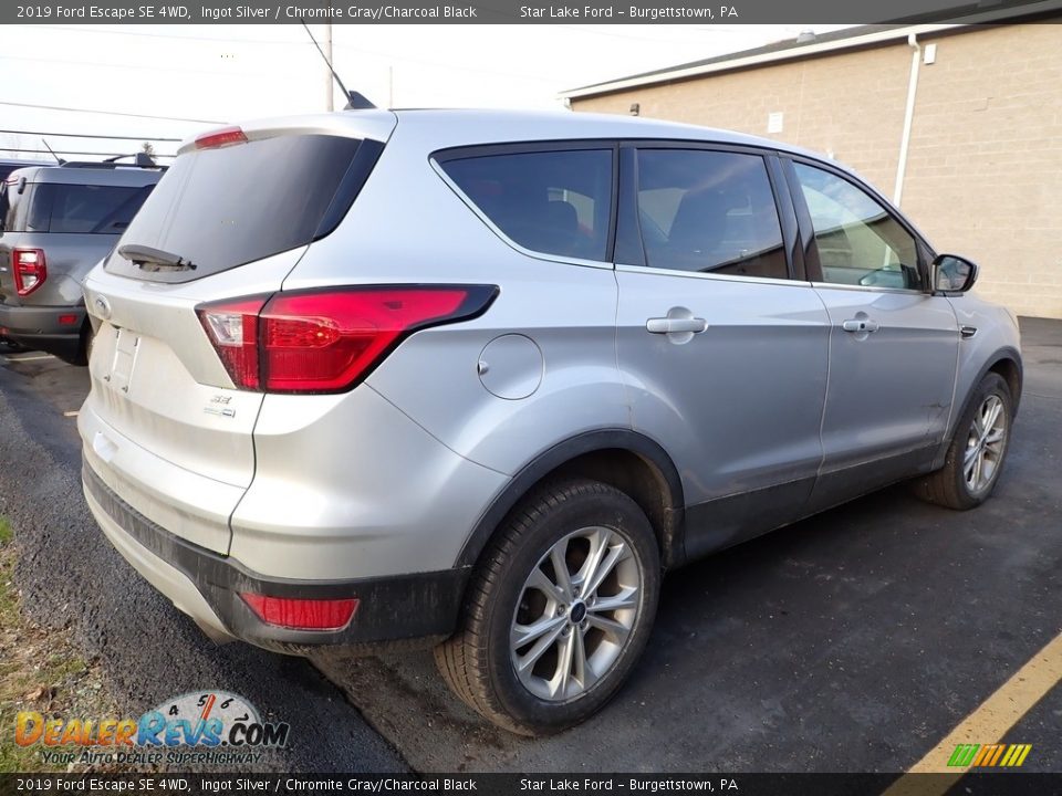 2019 Ford Escape SE 4WD Ingot Silver / Chromite Gray/Charcoal Black Photo #4