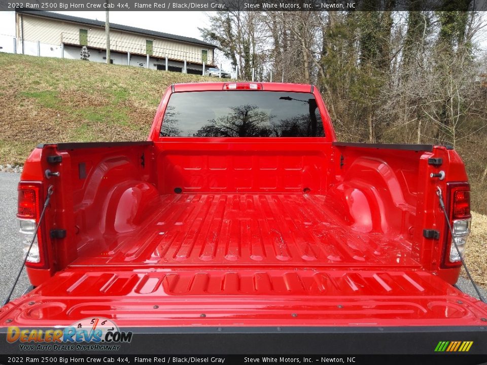 2022 Ram 2500 Big Horn Crew Cab 4x4 Flame Red / Black/Diesel Gray Photo #8