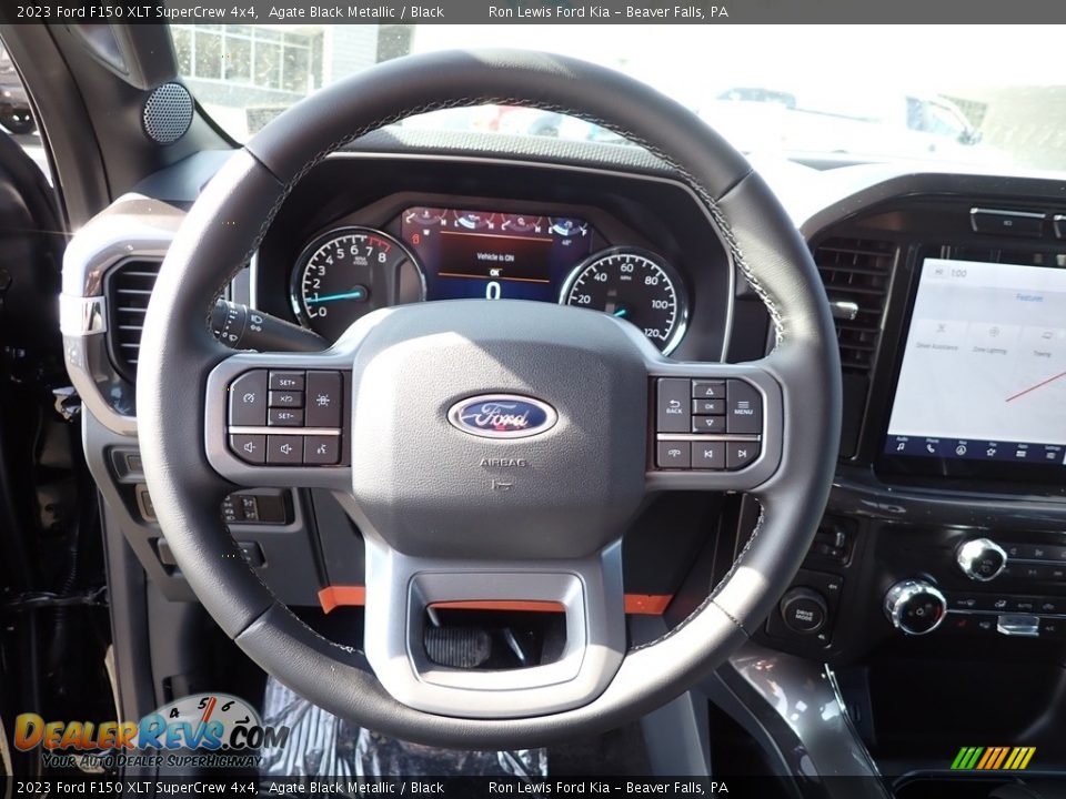 2023 Ford F150 XLT SuperCrew 4x4 Steering Wheel Photo #19