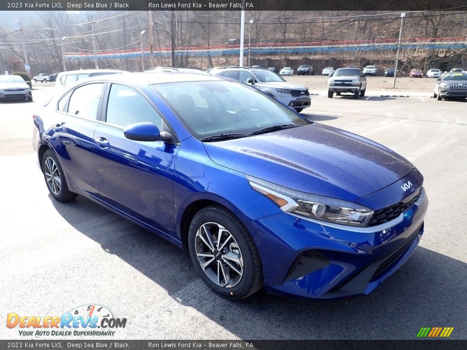 2023 Kia Forte LXS Deep Sea Blue / Black Photo #2